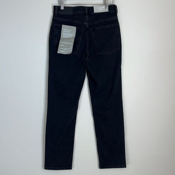 Everlane The Way-High Slim Jean Straight Size 27 Short - Picture 7 of 13